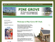 Tablet Screenshot of pinegrovervpark.com